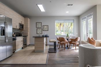 Separate dining area*